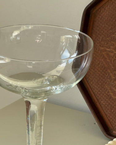 Pedestal glass bowl - NEROLI