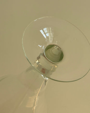 Pedestal glass vase - NEROLI