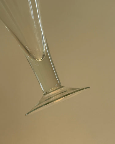 Pedestal glass vase - NEROLI