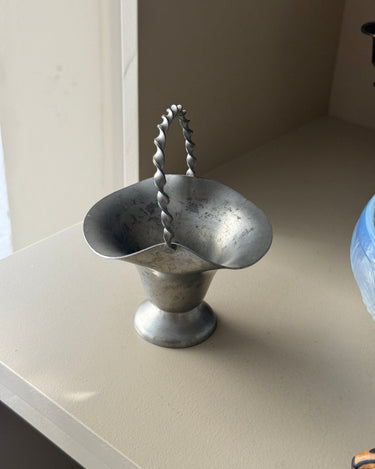 Pewter basket - NEROLI
