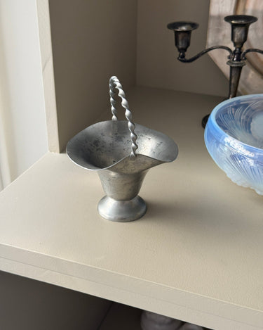 Pewter basket - NEROLI