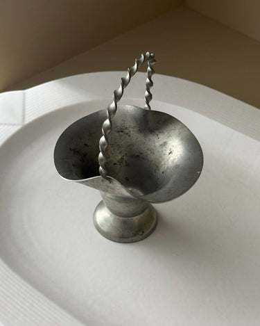 Pewter basket - NEROLI