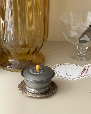 Pewter bonbonniere - NEROLI
