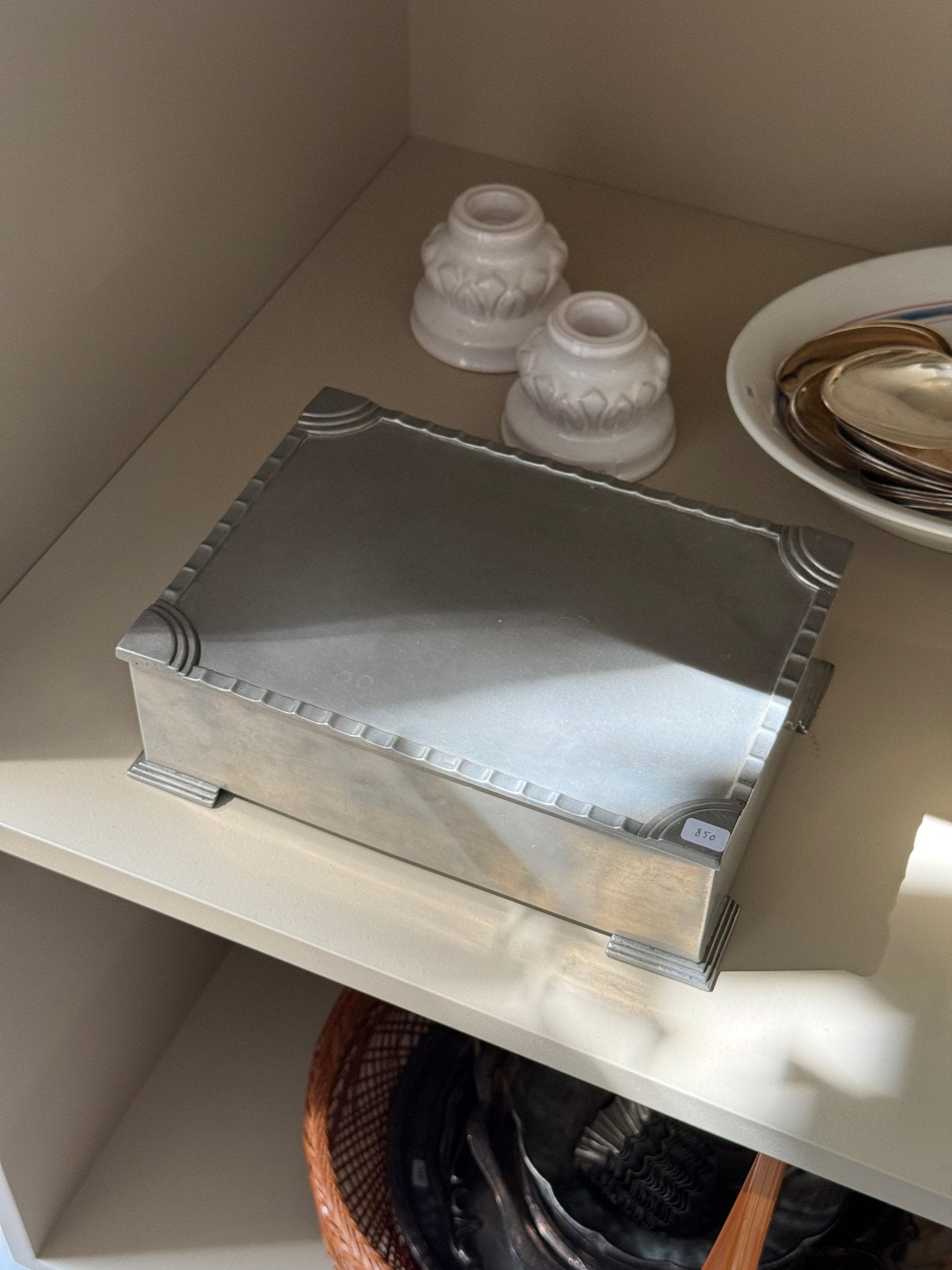 Pewter trinket box - NEROLI