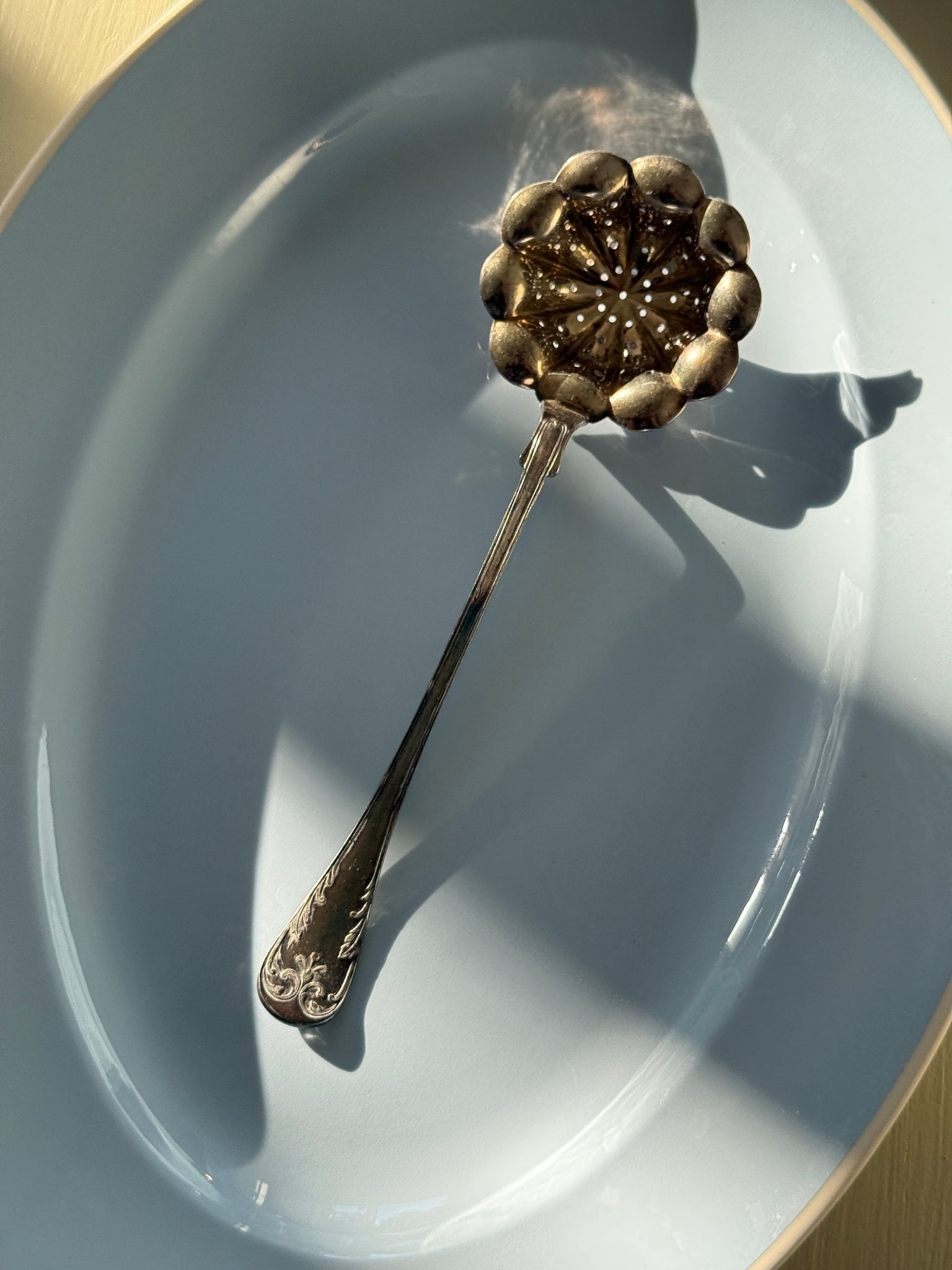 Pierced serving spoon - NEROLI