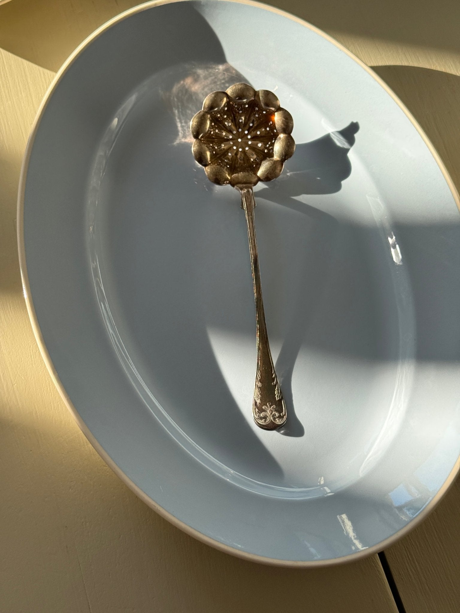 Pierced serving spoon - NEROLI