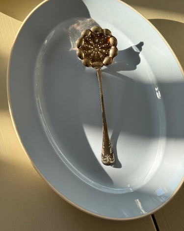 Pierced serving spoon - NEROLI
