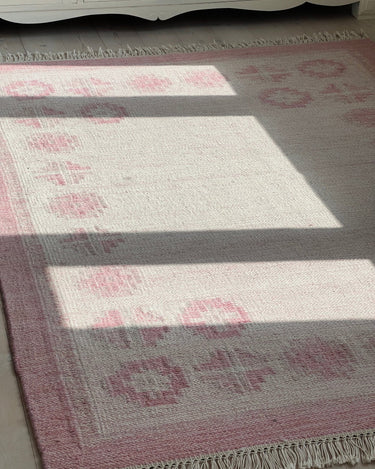 Pink flatweave rug - NEROLI