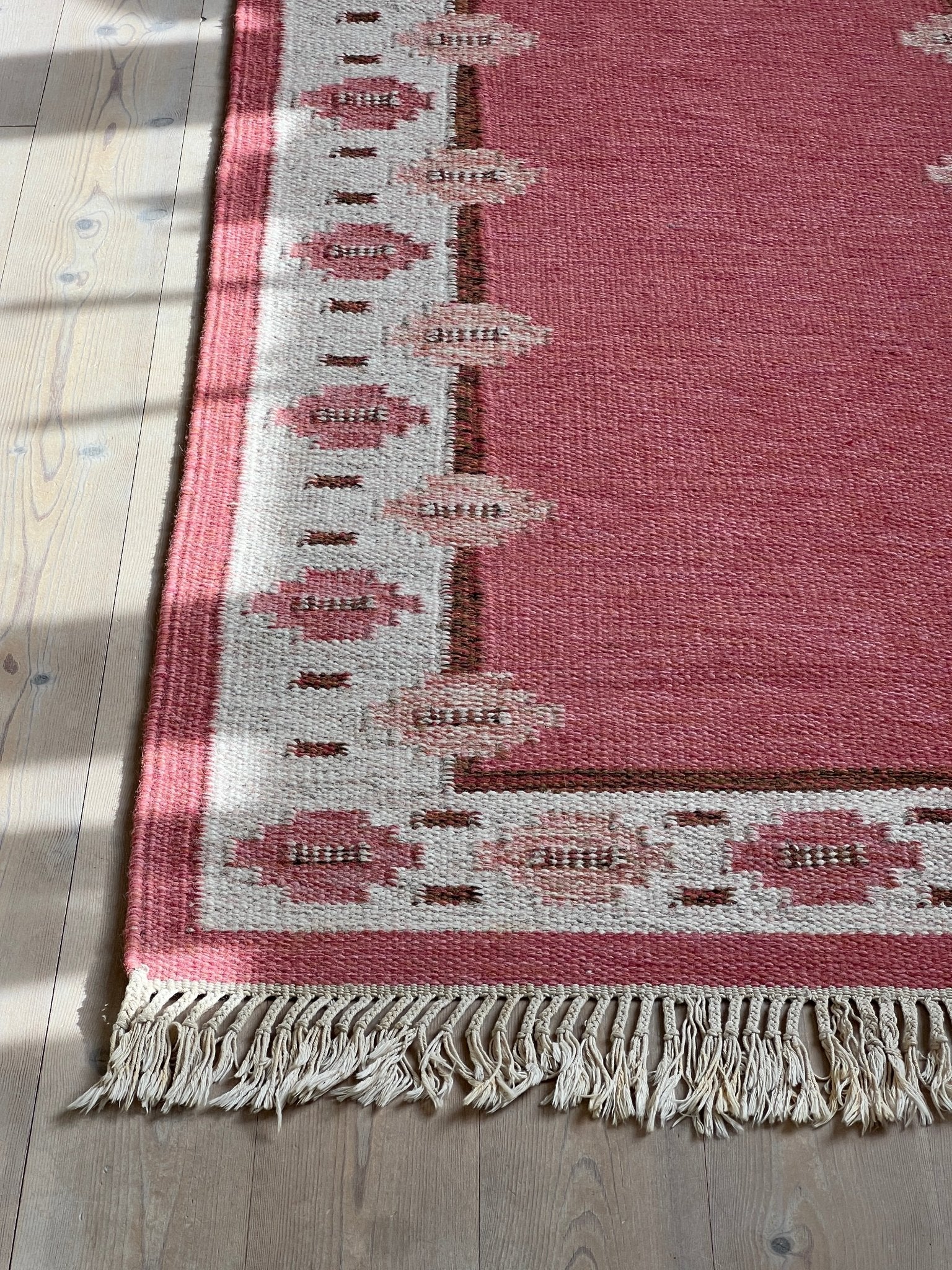 Pink flatweave rug - NEROLI