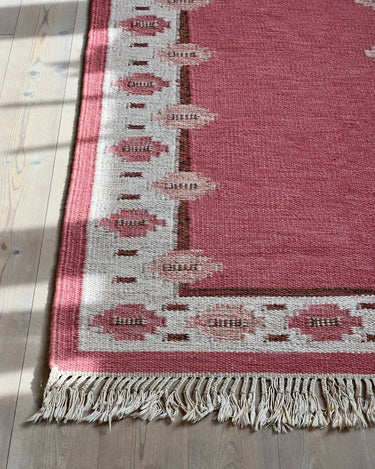 Pink flatweave rug - NEROLI