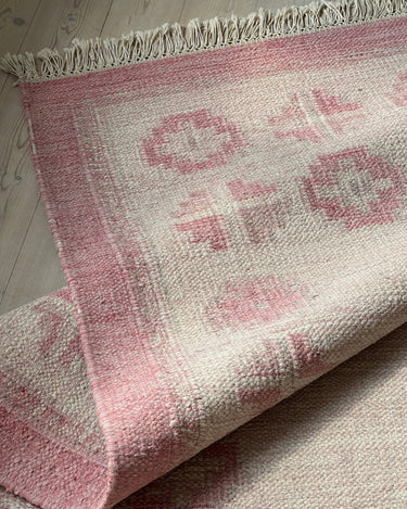 Pink flatweave rug - NEROLI