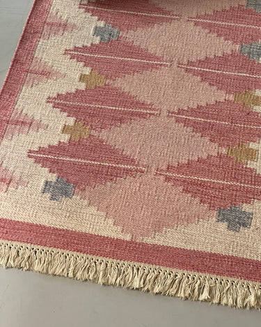 Pink flatweave rug - NEROLI