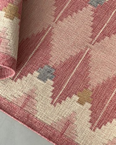 Pink flatweave rug - NEROLI