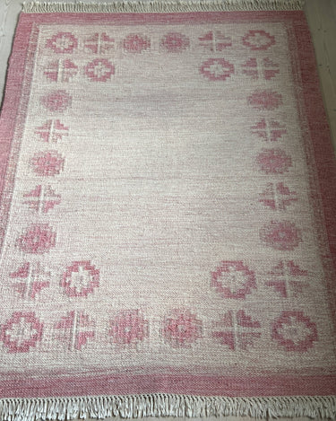 Pink flatweave rug - NEROLI