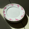 Pink floral dinner plates (10 pcs) - NEROLI