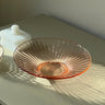 Pink glass bowl - NEROLI