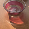 Pink glass bowl - NEROLI