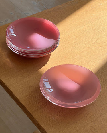 Pink glass bowls (2 pcs) - NEROLI
