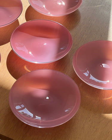 Pink glass bowls (2 pcs) - NEROLI
