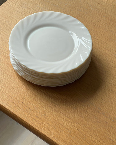 Pink lunch plates (12 pcs) - NEROLI