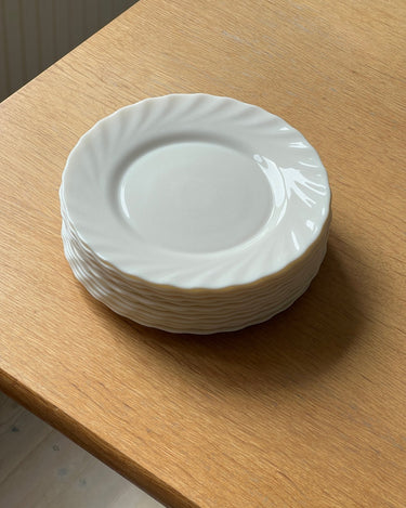 Pink lunch plates (12 pcs) - NEROLI
