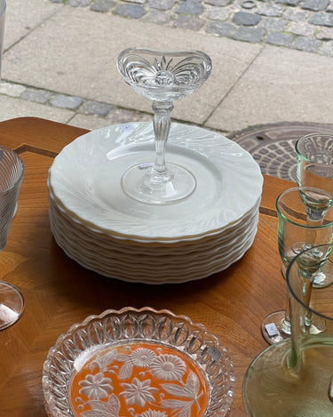 Pink lunch plates (12 pcs) - NEROLI