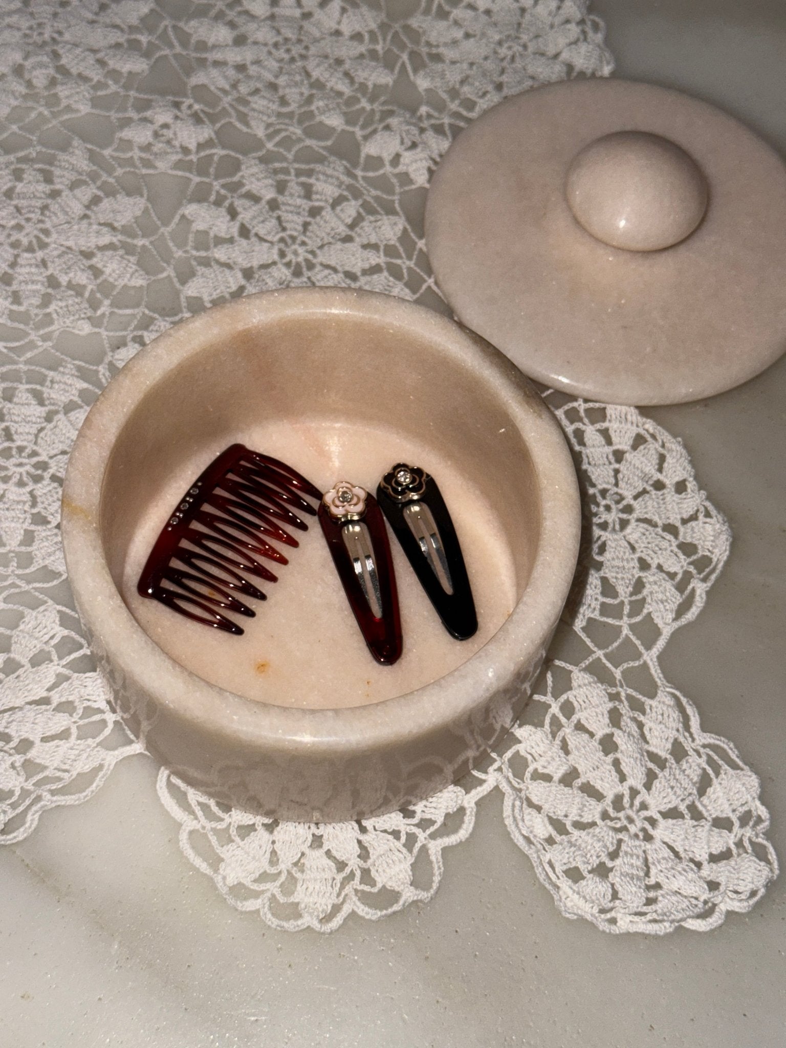 Pink marble bonbonniere - NEROLI