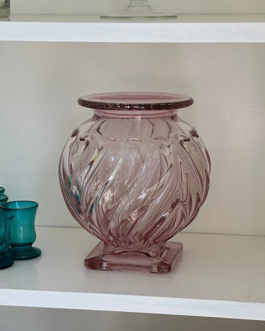 Pink murano glass vase - NEROLI