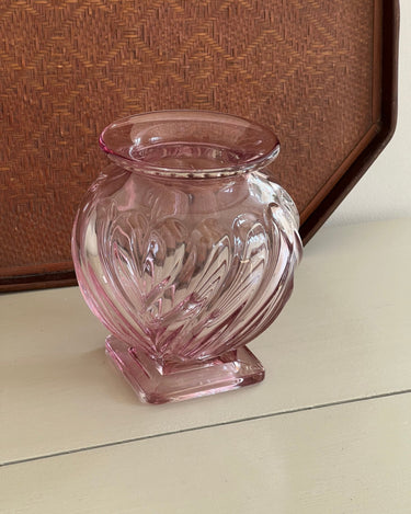 Pink murano glass vase - NEROLI