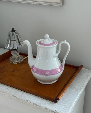 Pink striped teapot - NEROLI