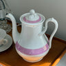 Pink striped teapot - NEROLI