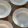 Porcelain pasta plates (4 pcs) - NEROLI