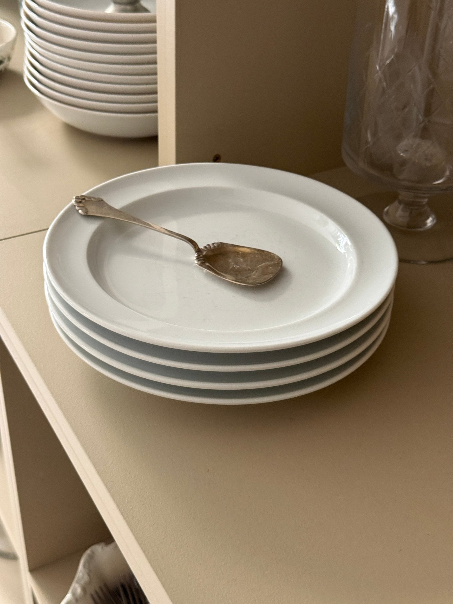 Porcelain plates (4 pcs) - NEROLI