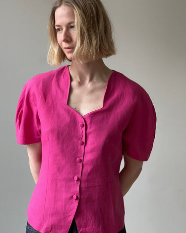 Puff sleeve blouse - NEROLI