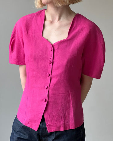 Puff sleeve blouse - NEROLI