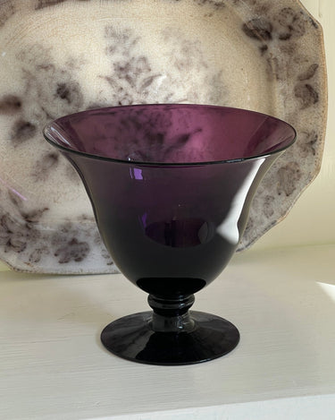 Purple glass bowl - NEROLI