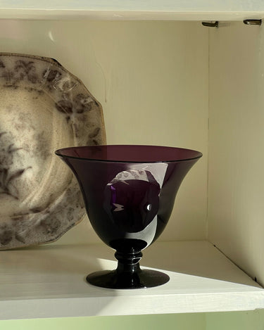Purple glass bowl - NEROLI