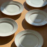 Red bistro side plates (5 pcs) - NEROLI