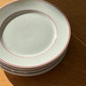 Red bistro side plates (5 pcs) - NEROLI