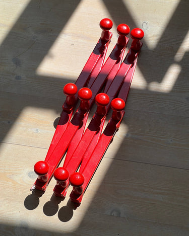 Red coat rack - NEROLI