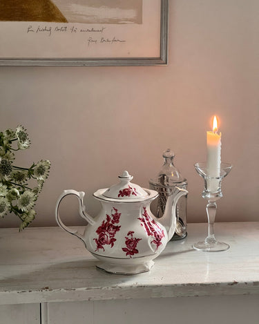 Red rose teapot - NEROLI