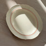 Red striped platter - NEROLI