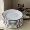 Richard Ginori dinner plates (9 pcs) - NEROLI