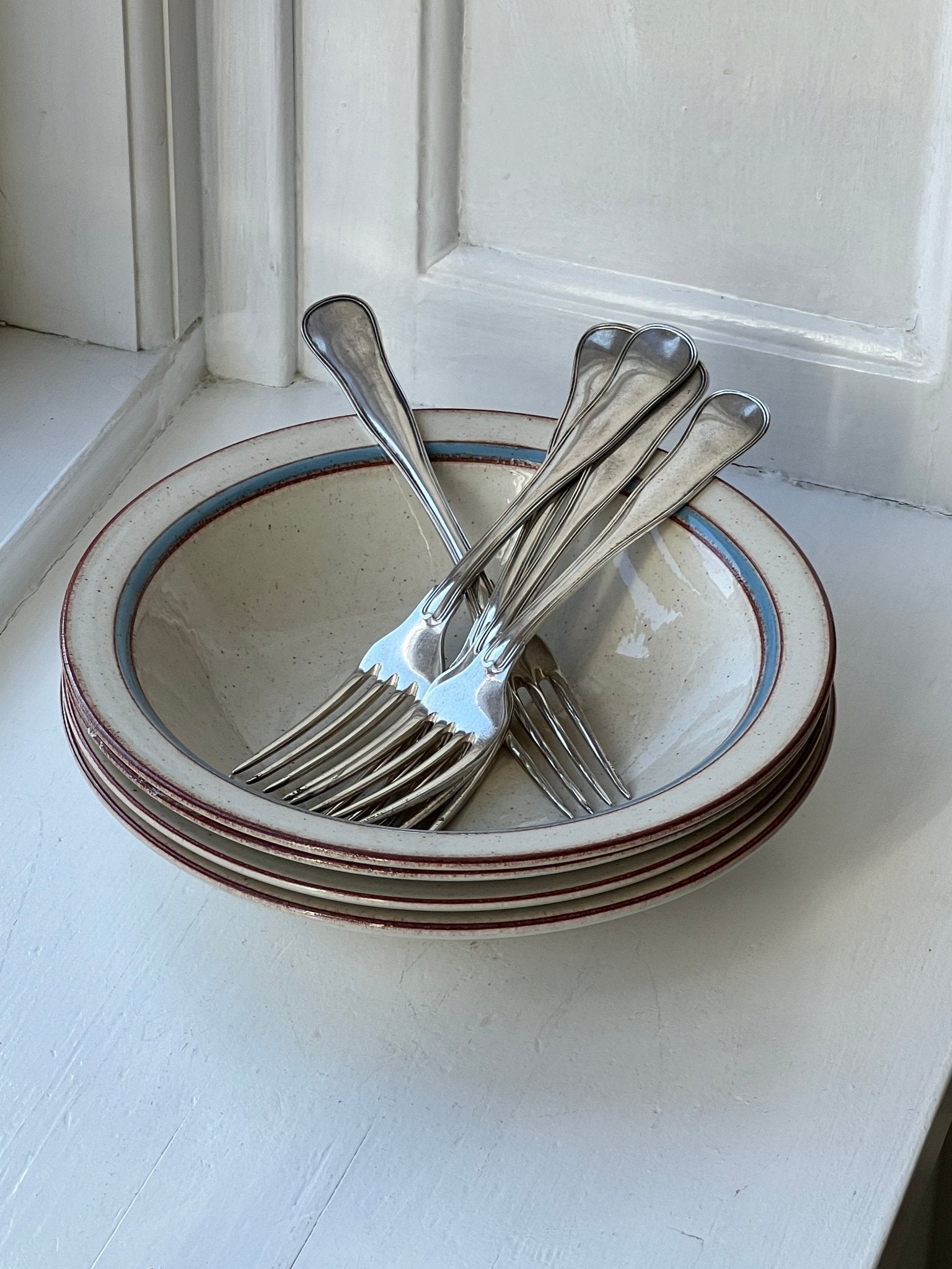 Rörstrand breakfast bowls (4 pcs) - NEROLI