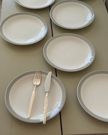 Rörstrand lunch plates (9 pcs) - NEROLI