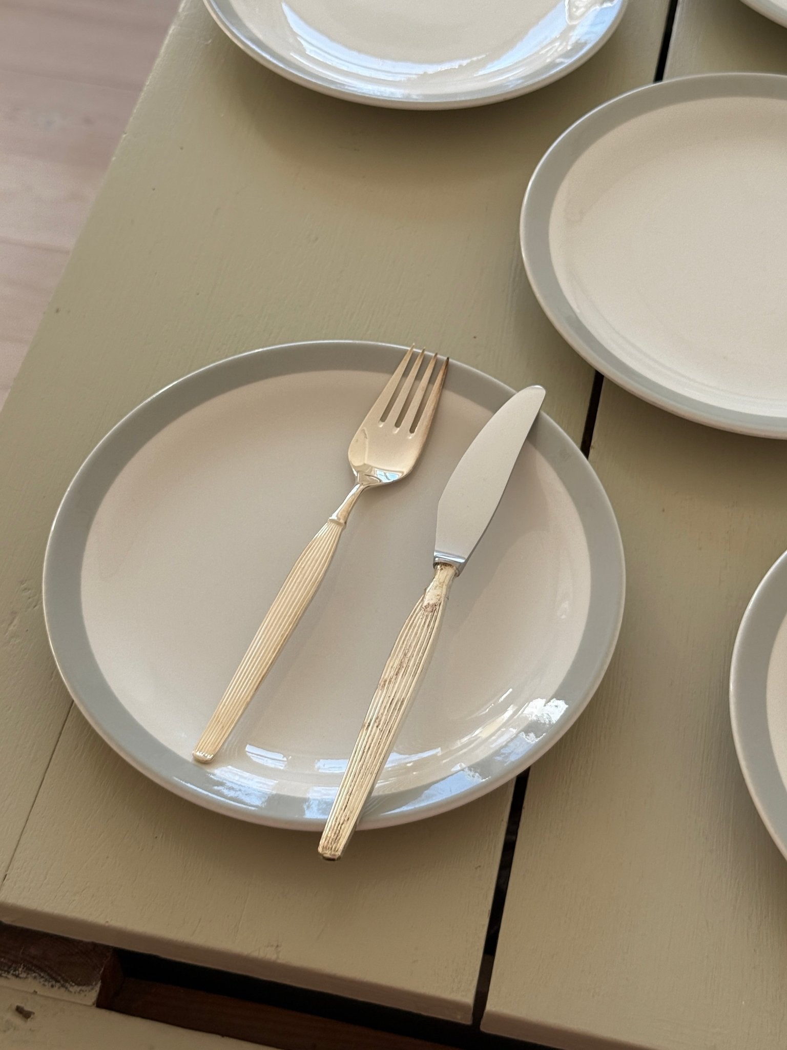 Rörstrand lunch plates (9 pcs) - NEROLI