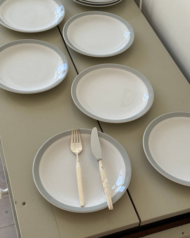 Rörstrand lunch plates (9 pcs) - NEROLI