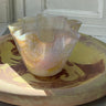 Ruffled glass bowl - NEROLI