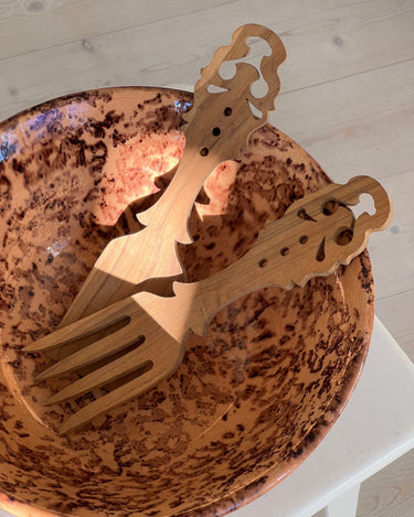 Salad cutlery - NEROLI