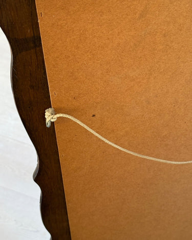 Scalloped mirror - NEROLI